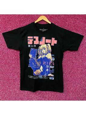 Death Note Misa Amane Magazine Cover Graphic Anime T-Shirt Large